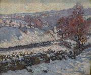 Armand guillaumin Paysage de neige a Crozant oil painting reproduction